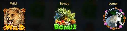 игровые символы happy jungle